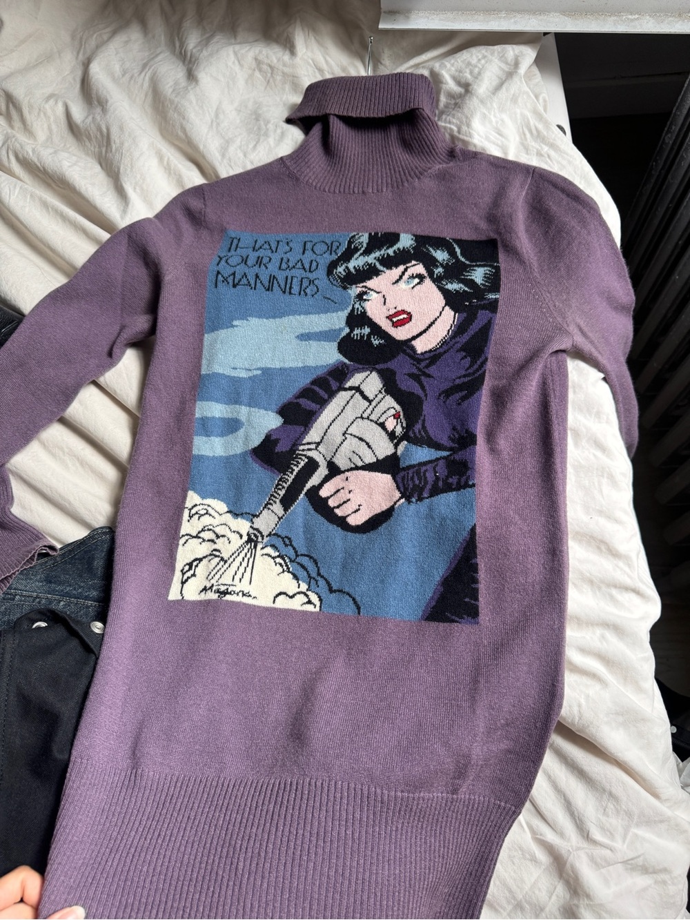 Hysteric Glamour x Niagara Knit Sweater 2006 Turtleneck - Picture 4 of 8